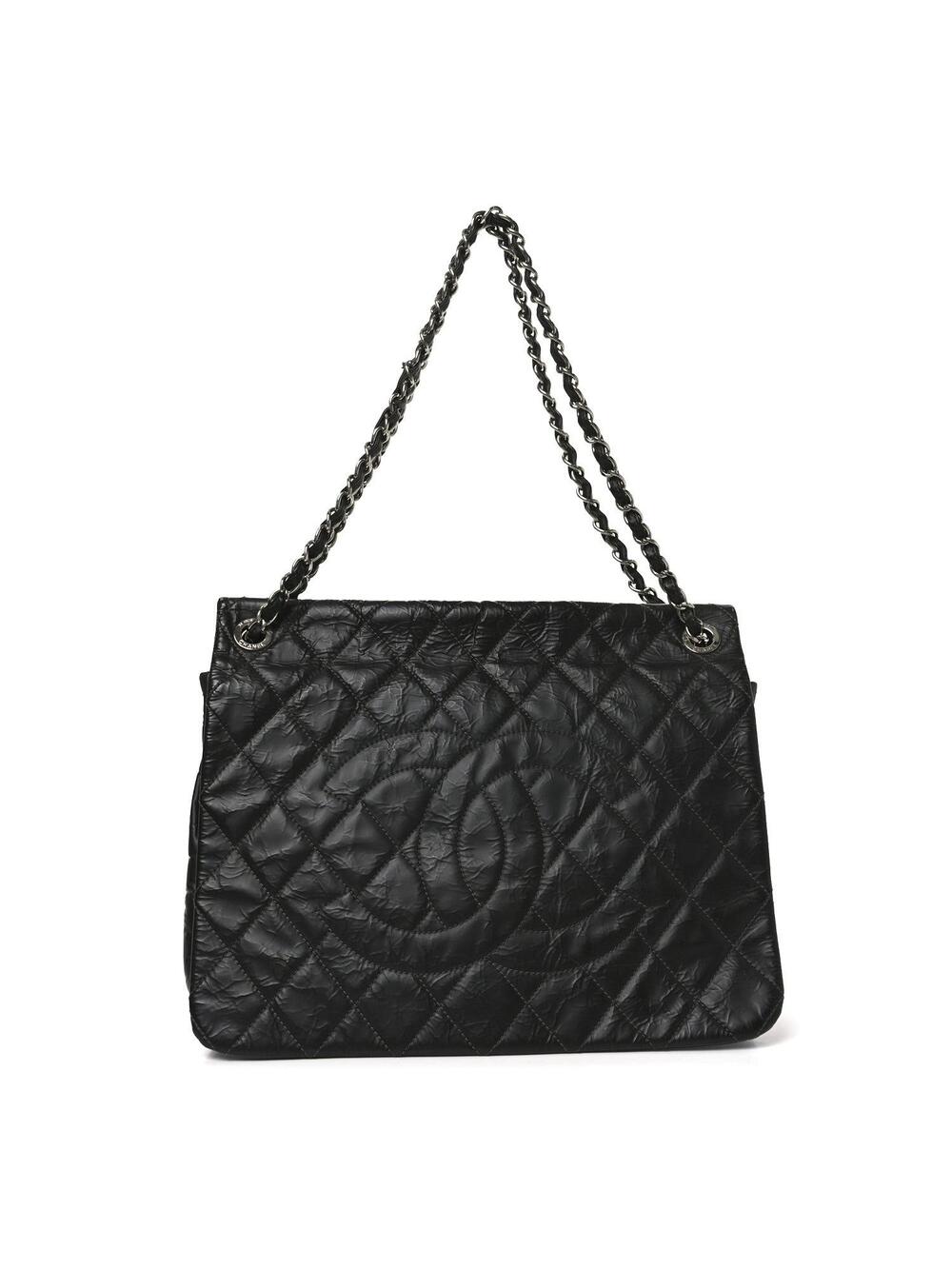 Chanel Glazed Calfskin Quilted Cc Xl #328253C19B